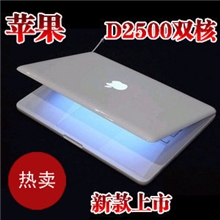 14寸超薄双核笔记本电脑山寨苹果13寸上网本凌动D2500全新非二手