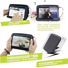 7寸平板电脑用带音箱皮包双声道立体声可充电电池工厂批发直销