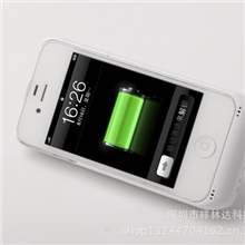 3000MA移动背夹电池4/4s移动电源USB输出移动电池