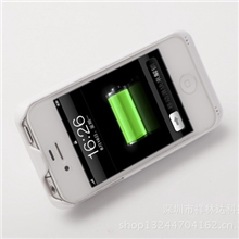 苹果4/4S3000MA移动背夹电池移动电源USB输出