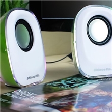 批发音箱七彩灯音箱USB便携迷你笔记本电脑小音响低音炮对箱