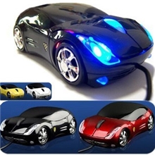 法拉利汽车韩版跑车鼠标USB礼品鼠标鼠标批发电脑配件批发