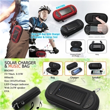 外贸原单太阳能手机音箱包自行车户外运动音响包便捷式音响包