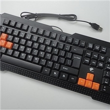 【厂家直批】有线键盘游戏键盘高档USB键盘网吧键盘批发