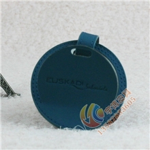 供应最新款PU行李牌行李吊牌附吊带专业皮革加工定制行李吊牌