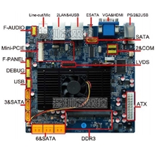 NVRD2550服务器主板10个SATA接口双千兆网卡msata云存储厂家批