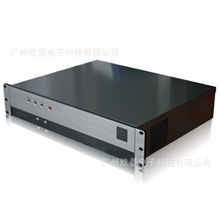 2U工控机箱2U服务器机箱高档铝合金面板承接ODM/OEM