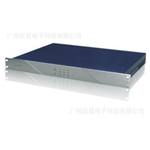 1U高档铝合金面板机箱可做防火墙使用