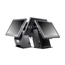 深圳厂家直销POS双屏收款机触摸双显收银机酒楼餐饮点菜专用