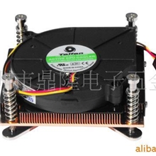 供应拓普龙intel775纯铜散热器配1U服务器机箱