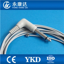 监护仪厂家直销DC3.5一体三导联线(扣式/欧标)哪家生产厂家最好