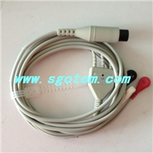 宝莱特心电导联线、普通一体心电线通用式6针心电导线