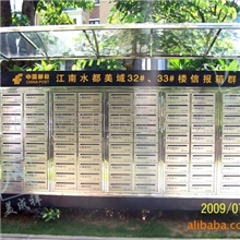 专业制作加工不锈钢信报箱开口式