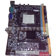 电脑主板厂家批发AMDA780G支持开核集成ATIHD3200显示芯片