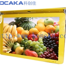 厂家供应车载广告机22车载广告机19寸吸顶式车载广告机