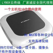 LYBOX-c100云终端，支持读卡器、打印机、加密狗、U盾,3DMAX