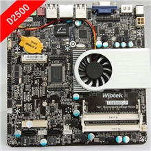 超薄D2500集成CPU/GPU高性能工控高清多媒体迷你ITX主板