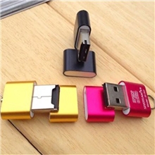 数码配件厂家批发TF读卡器世友SY-T18/t97mini金属材质防摔