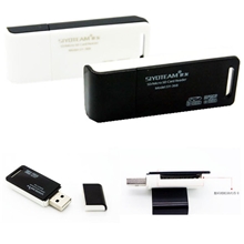 厂家库存现货直销世友SY-368SD/TF二合一读卡器高速USB2.0