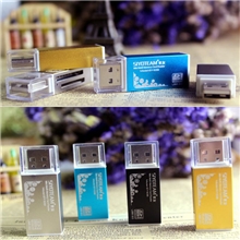 实力厂家现货供应铝合金多合一读卡器世友SY-638新款四合一