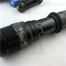 正品8033强光手电筒CREEQ5旋转变焦调光强光电筒