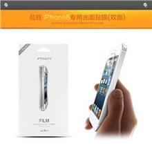 品胜（I5高清双面）贴膜IPHONE5光面贴膜静电屏保手机贴膜批发