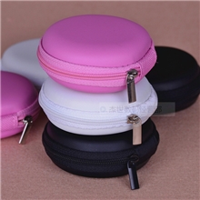 monster面条耳机耳机盒耳机包卷线盒拉链包耳塞盒收纳盒