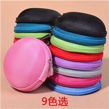 耳机EVA拉链布包EVA收纳包收纳袋耳机随身携带收纳包九色齐