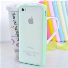 散装粉嫩TPU边框透明磨砂PC背板清新iphone44S手机外壳保护套