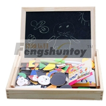 【今日特价】供应木制儿童玩具磁性玩具磁性拼图画板磁性拼拼乐