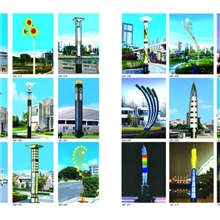 景观灯灯杆厂，景观灯适用于广场、居住区、公共绿地等