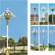 中华灯灯杆一般有多个光源大方得体照明度高路灯杆高杆灯