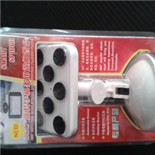 新品车载手机支架/8孔白色强压底座吸盘360&deg;旋转导航支架批发