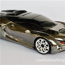 君途科技锌合金车模新概念布加迪跑车一体机流动固定二合一X0