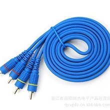 秋叶原Q-405B双莲花音频线音频连接线RCA线莲花头音频线