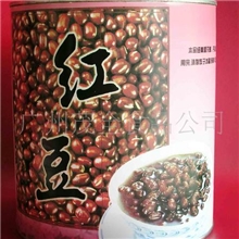 名忠豆罐头红豆颗粒小红豆3.35kg