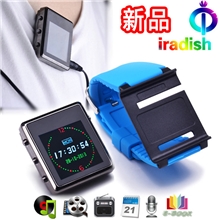 厂家直销MP4手表MP3FM音乐时尚运动手表视频手表高档金刚腕表