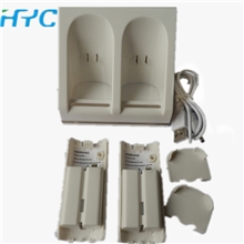 深圳厂家新款WII两点触蓝光座充WII游戏配件支持一件代发混批