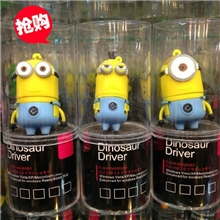 工厂批发新款神偷奶爸卑鄙的我卡通创意黄豆豆可爱小黄人u盘