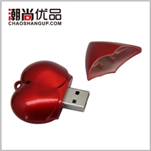 深圳U盘厂家创意U盘批发心形小巧挂饰饰品U盘精品挂坠个性U盘