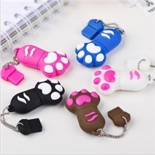 U盘可爱大脚板2GB4GB8GB16GB32gbU盘可爱猫爪创意U盘优盘