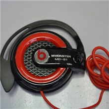厂家直销魔音MD-91怪兽式耳挂式扁盒装MP3,MP4运动耳机