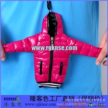 韩国迷你羽绒服iphone4/4s手机壳苹果5保护套可爱手机袋皮套