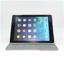 新款发布苹果ipad5代旋转皮套彩印ipad5代保护套热压定型皮套