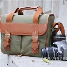 供应韩版帆布摄影包相机包单肩斜挎休闲复古相机包可手提