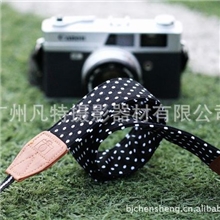 AR001韩版圆点相机背带单反肩带单反相机肩带佳能肩带