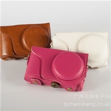 e-cool相机包适用三星GALAXYCameraEK-GC100皮套玫红色相机包