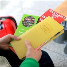 新款韩国monopoly长款可爱多功能皮质旅行护照夹护照包护照套1210