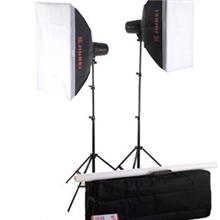 金贝D-200双灯产品人像多用途拍摄套装