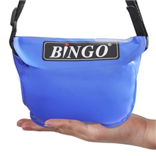 Bingo宾果wp031蓝色小防水腰包pvc小腰包杂物包防水袋